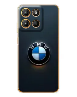 Чехол для Motorola Edge 60 Fusion с картинкой «Логотип BMW — минимализм»