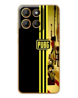 Чехол для Motorola Edge 60 Fusion с картинкой «PUBG — камуфляжный шлем»