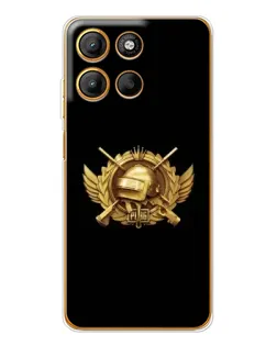 Чехол для Motorola Edge 60 Fusion с картинкой «PUBG — оранжевый градиент»