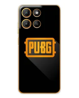 Чехол для Motorola Edge 60 Fusion с картинкой «PUBG — рамка лого»