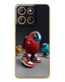 Чехол для Motorola Edge 60 Fusion с картинкой «Among Us — 3D стиль»