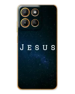Чехол для Motorola Edge 60 Fusion с картинкой «Звездное небо Jesus»