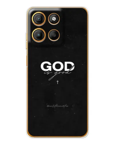 Чехол для Motorola Edge 60 Fusion с картинкой «GOD — Бог над всем»