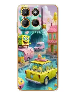 Чехол для Motorola Edge 60 Fusion с картинкой «Монстр-трак приключения»