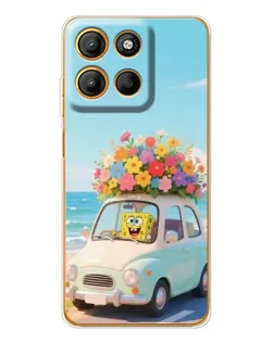 Чехол для Motorola Edge 60 Fusion с картинкой «Автомобильное путешествие»
