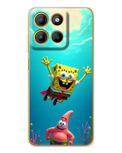 Чохол для Motorola Edge 60 Fusion з картинкою «Спанч Боб під водою» Чохол для Motorola Edge 60 Fusion з картинкою «Спанч Боб під водою»