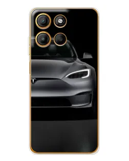 Чехол для Motorola Edge 60 Fusion с картинкой «Tesla Model S Look»