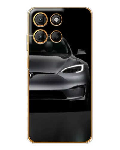 Чехол для Motorola Edge 60 Fusion с картинкой «Tesla Model S Look» Чехол для Motorola Edge 60 Fusion с картинкой «Tesla Model S Look»