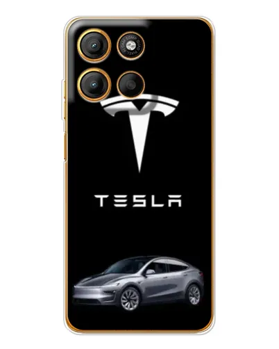 Чехол для Motorola Edge 60 Fusion с картинкой «Tesla Model Y» Чехол для Motorola Edge 60 Fusion с картинкой «Tesla Model Y»