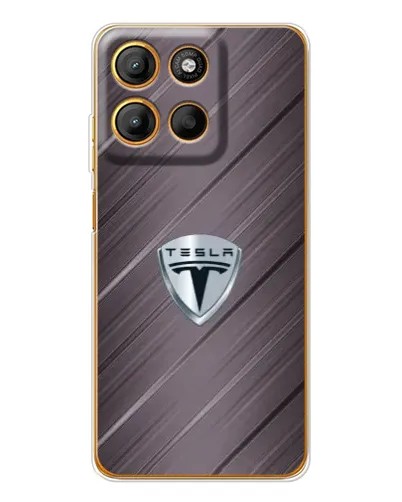 Чехол для Motorola Edge 60 Fusion с картинкой «Металлическая текстура Tesla» Чехол для Motorola Edge 60 Fusion с картинкой «Металлическая текстура Tesla»