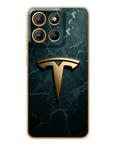 Чехол для Motorola Edge 60 Fusion с картинкой «Мраморная Tesla Gold» Чехол для Motorola Edge 60 Fusion с картинкой «Мраморная Tesla Gold»