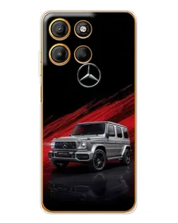 Чехол для Motorola Edge 60 Fusion с картинкой «Mercedes G-Class красный»