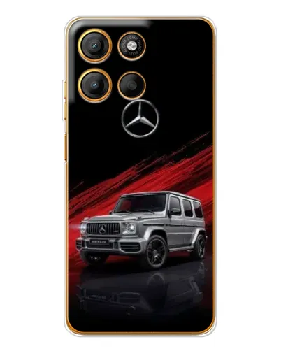 Чехол для Motorola Edge 60 Fusion с картинкой «Mercedes G-Class красный»