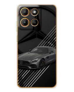 Чехол для Motorola Edge 60 Fusion с картинкой «Mercedes AMG — графика»