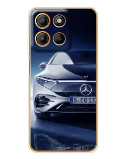 Чехол для Motorola Edge 60 Fusion с картинкой «Mercedes EQ — будущее»