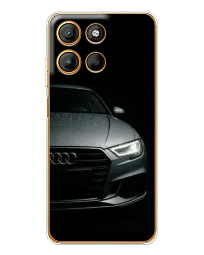 Чехол для Motorola Edge 60 Fusion с картинкой «Audi — детализация кузова»