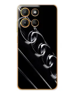 Чехол для Motorola Edge 60 Fusion с картинкой «Audi — абстрактные кольца»