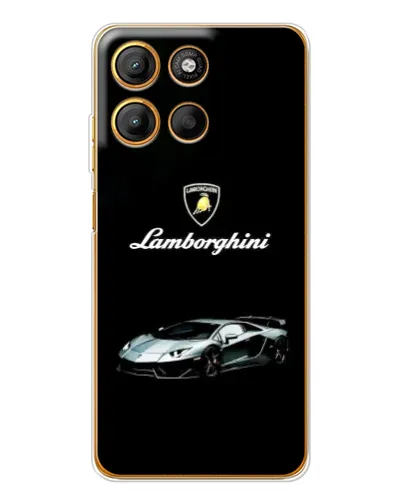 Чехол для Motorola Edge 60 Fusion с картинкой «Логотип Lamborghini классика» Чехол для Motorola Edge 60 Fusion с картинкой «Логотип Lamborghini классика»