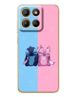 Чехол для Motorola Edge 60 Fusion с картинкой «Stitch и Angel Love» Чехол для Motorola Edge 60 Fusion с картинкой «Stitch и Angel Love»