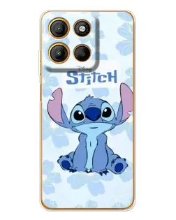 Чехол для Motorola Edge 60 Fusion с картинкой «Stitch среди цветов» Чехол для Motorola Edge 60 Fusion с картинкой «Stitch среди цветов»