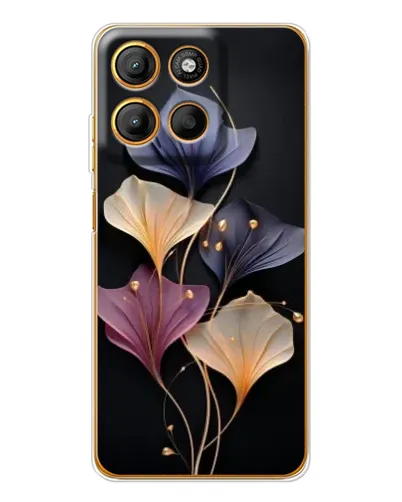Чехол для Motorola Edge 60 Fusion с картинкой «Лиловые цветы грации» Чехол для Motorola Edge 60 Fusion с картинкой «Лиловые цветы грации»