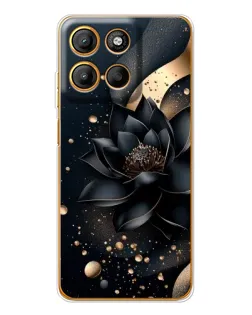 Чехол для Motorola Edge 60 Fusion с картинкой «Черный лотос»
