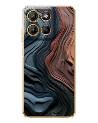 Чехол для Motorola Edge 60 Fusion с картинкой «Цветные волны каньона» Чехол для Motorola Edge 60 Fusion с картинкой «Цветные волны каньона»
