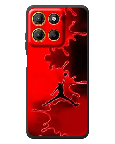 Чохол для Motorola Edge 60 Neo з картинкою «Jordan Red Smoke»