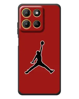 Чохол для Motorola Edge 60 Neo з картинкою «Jordan Red Back»