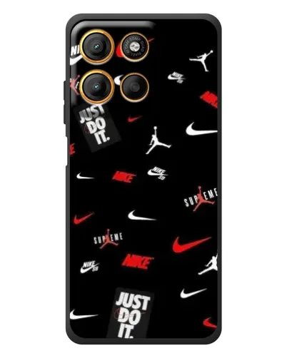 Чохол для Motorola Edge 60 Neo з картинкою «Nike Mix Pattern»