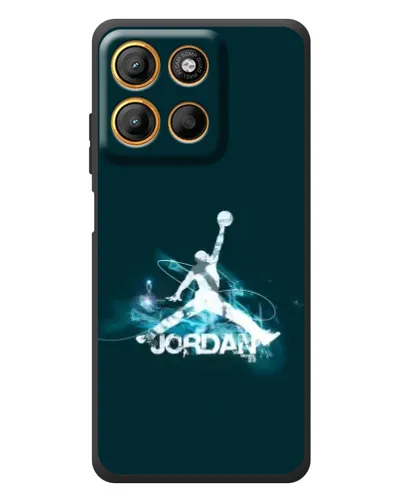 Чохол для Motorola Edge 60 Neo з картинкою «Jordan Blue Fire»