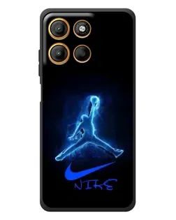 Чохол для Motorola Edge 60 Neo з картинкою «Jordan Neon Blue»