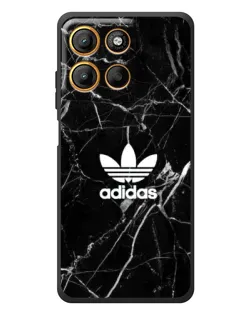 Чехол для Motorola Edge 60 Neo с картинкой «Белый мрамор Adidas»