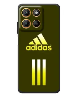 Чехол для Motorola Edge 60 Neo с картинкой «Оливковый градиент Adidas»