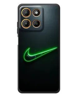 Чохол для Motorola Edge 60 Neo з картинкою «Неоновий контур Nike»