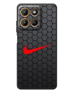 Чохол для Motorola Edge 60 Neo з картинкою «Nike — карбонова сітка»