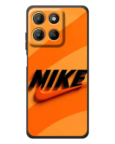 Чохол для Motorola Edge 60 Neo з картинкою «Помаранчевий драйв Nike»