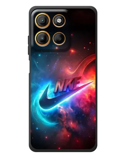 Чохол для Motorola Edge 60 Neo з картинкою «Вогняний логотип Nike»