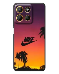 Чохол для Motorola Edge 60 Neo з картинкою «Nike на заході сонця»