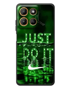 Чохол для Motorola Edge 60 Neo з картинкою «Зелений неоновий Nike»