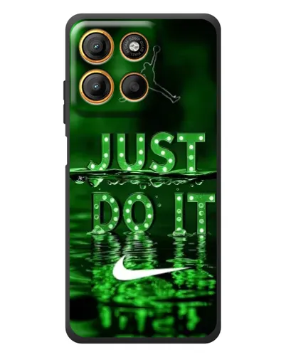 Чохол для Motorola Edge 60 Neo з картинкою «Зелений неоновий Nike»