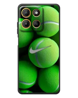Чохол для Motorola Edge 60 Neo з картинкою «Тенісні м'ячі Найк»