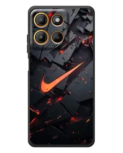 Чохол для Motorola Edge 60 Neo з картинкою «Nike — ефект розломів»
