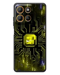 Чохол для Motorola Edge 60 Neo з картинкою «Nike — золота іскра»