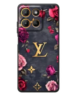 Чохол для Motorola Edge 60 Neo з картинкою «Квітковий Louis Vuitton»