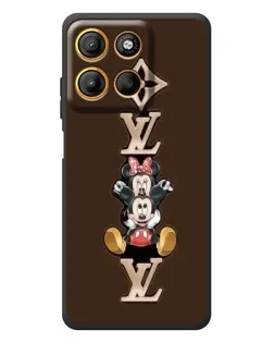 Чохол для Motorola Edge 60 Neo з картинкою «LV та Міккі Маус»