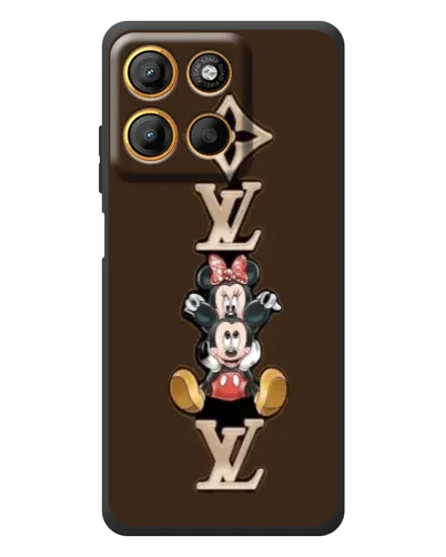 Чохол для Motorola Edge 60 Neo з картинкою «LV та Міккі Маус»