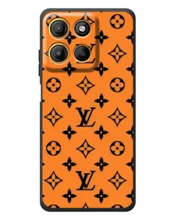 Чохол для Motorola Edge 60 Neo з картинкою «Помаранчевий стиль LV»