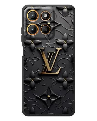 Чохол для Motorola Edge 60 Neo з картинкою «Шкіряна текстура LV»