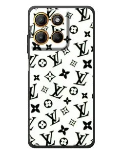 Чохол для Motorola Edge 60 Neo з картинкою «Монохромний хаос LV»